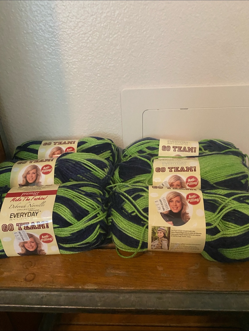 Yarn Go Team Everyday Acrylic Yarn Deborah Norville Collection 7 Skeins